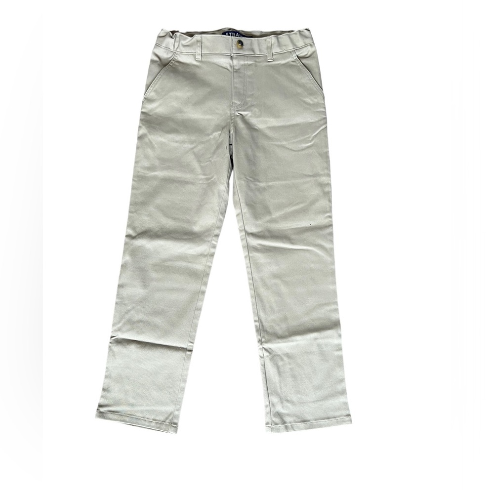 2 Pair French Toast Boys 12 H Husky Khaki Uniform Pant NWT